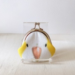 オキナインコ ルチノー》のがまぐち《小》