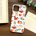 iPhone12✳︎MILKTEAハードスマホケース（iPhone/Android) 鳥とりすのお茶会  