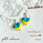 🇺🇦ウクライナ発大人可愛い国旗カラーイヤリング