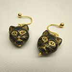 キッチュなネコ　ノンホールピアス