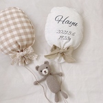 fabric balloon 2set -gingham check-