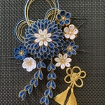 つまみ細工　髪飾り　No.202