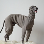 waffle rompers long neck