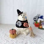 しろくま貯金箱 ハロウィン🎃5点セット オレンジ
