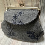 【ボタニカル刺繍】親子がま口財布