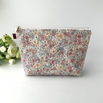 【☆SALE☆】マチ付きポーチ　小花柄＜フラワーカーペット＞