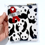 Miya様リクエスト品　パンダいっぱい🐼❤️たばこポーチ　ラミネート生地