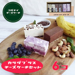 【バレンタイン】【冬ギフト】カラダプラス　チーズケーキセット（6個入）