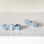 紫陽花のみつぶピアス/イヤリング