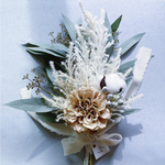ｎｅｗ【eucalyptus dahlia swag】スワッグ ユーカリ ダリア ベージュ グリーン