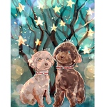 【星のツリー】あなたのペット、イラストにします
