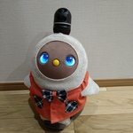 ラボット服 / 前開きベスト・赤×赤チェック
