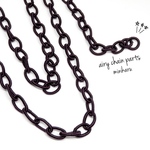 限定色♡1本85㎝)darkbrown)airy chain parts