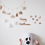 【早割20%オフ】木製レターバナー | HappyHalloween | ハロウィン