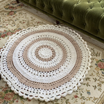 円形のラグマット(直径95cm)