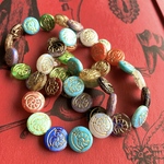 【カタツムリ🐌2コセット】JIRI＊IVANA#czech beads#チェコビーズ　snail14㍉ mixassort /bronze