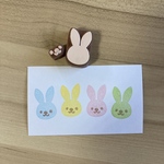  うさぎの消しゴムはんこ🐰　年賀状にも