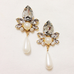 no1042/パールビジューピアス 