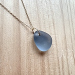 14kgf／シーグラスネックレス_gray