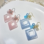 【Autumn Market】💙ミルキーカラーピアス