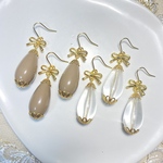 【Autumn Market】🤎リボンと雫のピアス