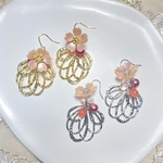 【Autumn Market】💛gold🌸さくらピアス