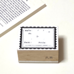 切手フレームスタンプ　（　コラージュ　はんこ　ハンコ　手帳　コラージュ