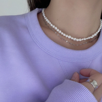 【silver】"tansui pearl" necklace