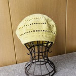 「sako様オーダー」シルクコットンのシンプル編みベレー帽