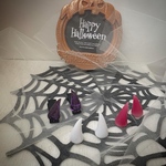 でびるちゅ(horn)~デビルの　ツノ ヘアクリップ　キッズアクセサリー　キッズヘアクリップ　ベビーヘアクリップ　ハロウィン　悪魔　クリップ　ハロウィン