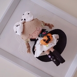 Kさま専用♡ハロウィンDoll🎃♡ドールチャーム♡ドール♡フェルト♡