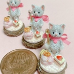 【送料無料】ねこさん　ミニチュアスイーツ　ハンドメイド