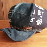 kaya1023様専用✳︎ 藍染古布前掛けのキャスケット