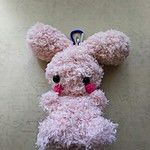 ふっわふわうさぎのキーケース　カバー　ver.2［受注制作］