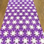 高島縮 20/20 十二ツ畳雪花絞り※計り売り（巾：約105～108（cm）長さ：約100(cm)）／紅桔梗