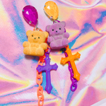 🧸🧡ハロウィンカラーのくまちゃん💜🧸