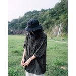 6dots ポケッタブルUVカットパーカ パーカー   (緑)