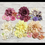 NO 0521-05 造花 まとめ売り ハンドメイド 材料 素材　花材ダリア　バラ　デイジー　洋花セット　アーティフィシャルフラワー