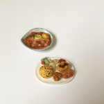 『カレー大好き♪』ベーコンカレー・カレーピラフ等★ミニチュアフード ２個セット