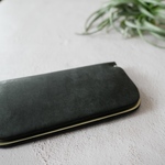 気持ちの良い開け心地「スナップロングウォレット」ブラック