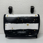 ラミネート移動ポケット☆ボーダースター☆ブラック