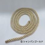 1本　ヘアアレンジ紐　⑤番　シャパンゴールド　アレンジ紐　組紐　ヘアピン
