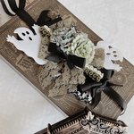 ハロウィン～ホーンテッドハウスチョーカー＆ヘッドドレス～ ペット用アクセサリー ペット用チョーカー ペット用ヘッドドレス おばけ 洋館 お屋敷 誕生日 記念日 撮影会 犬 猫 魔女 悪魔 インスタ映え