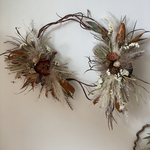 【送料無料】ドライフラワー　壁飾り　リース