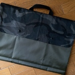 ブラック カモフラージュ＊＊防災頭巾カバー＊背もたれ補強＊モスグリーン