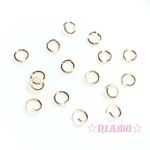 【14kgf 丸カン】直径4mm　線径0.6mm 　10個セット　ハンドメイド素材