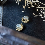 樹脂ピアス/beigecoin