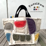 tuttifun＊halfcircle  irodori  bag