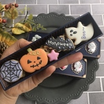 ハロウィンヘルシークッキー缶☆バター不使用☆5缶まで同梱可能☆リボンはオプション欄にてご選択くださいませ☆