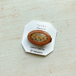 dry flower clear & wood hair clip/ドライフラワー レジン